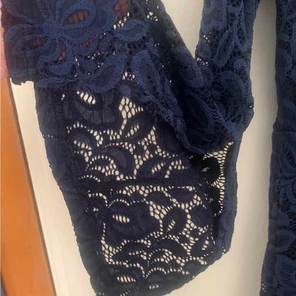 Zapaka blue lace dress - L - Picture 7 of 10